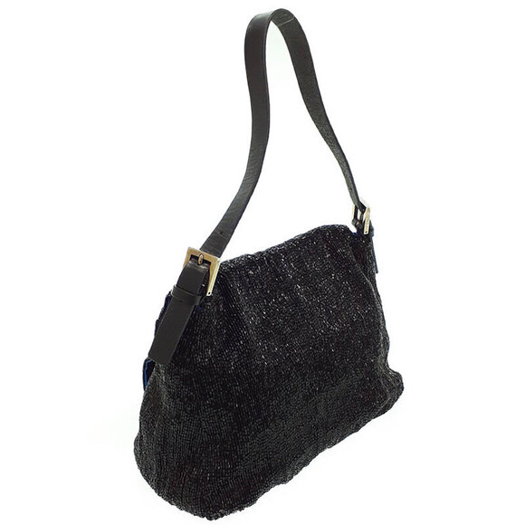 Fendi Handbags - Fendi Bag Mamma Beaded Shoulder Bucket Semi